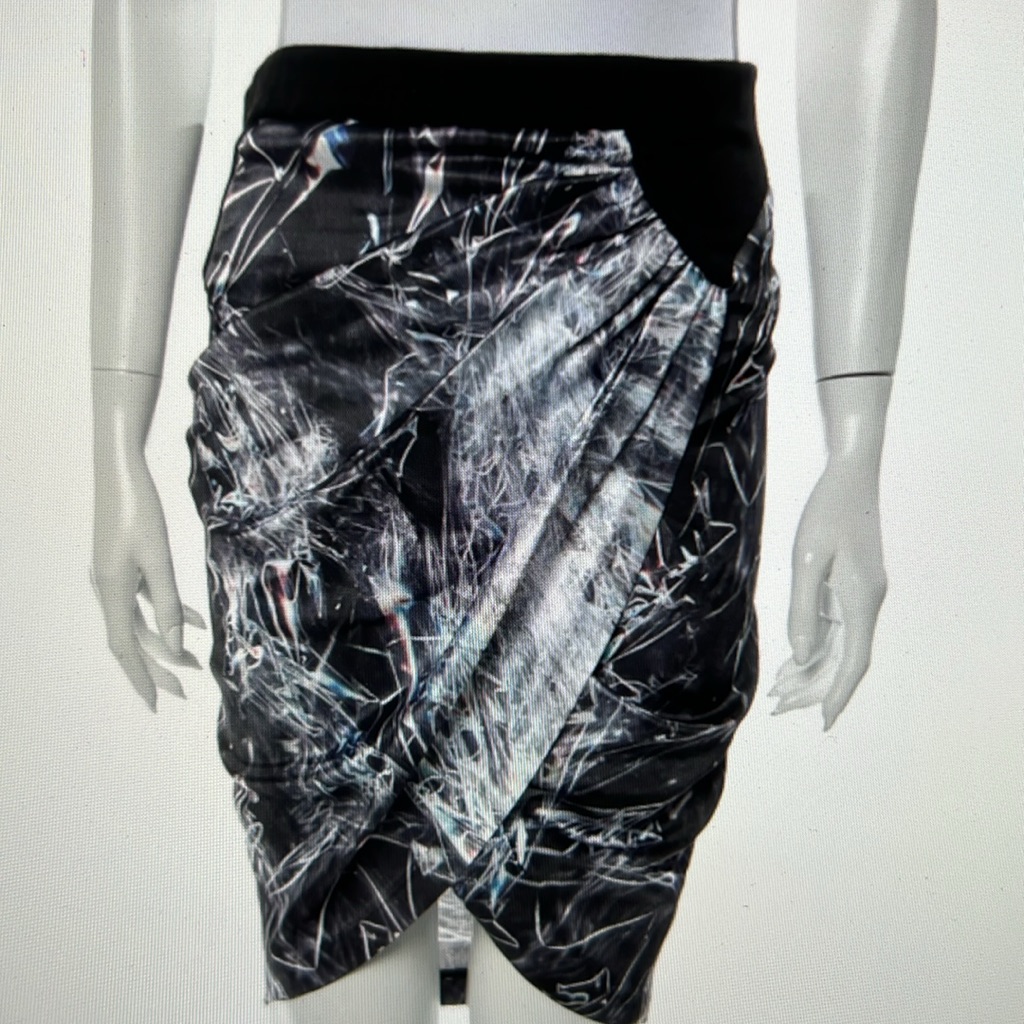Helmut Lang Silk Knee-Length Skirt